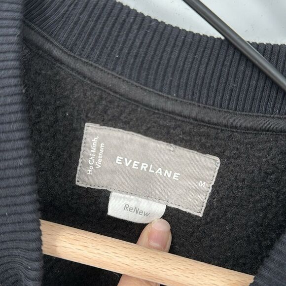 Everlane The ReNew Fleece Teddy Crew Sweatshirt Pullover M - Picture 3 of 9